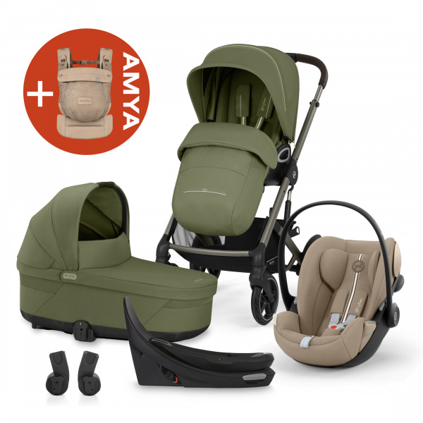 CYBEX Gold Talos 4in1 +AMYA - Moss Green/Almond Beige